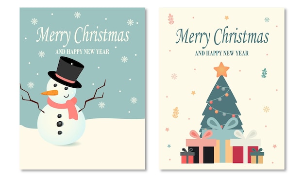 Feliz Navidad y Feliz Año Nuevo Tarjetas de felicitación
