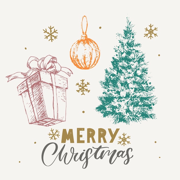 Feliz navidad feliz año nuevo tipografía set vector logo emblemas diseño de texto usable para banners gre