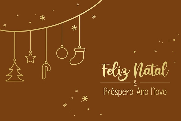 Feliz Navidad y Feliz Año Nuevo Vector de tarjetas