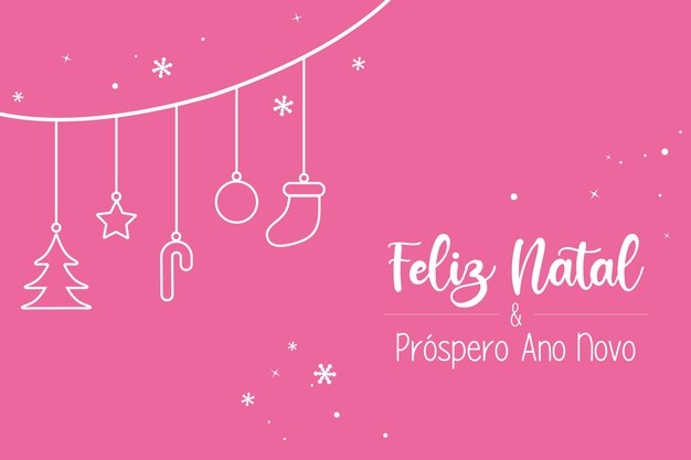 Feliz Navidad y Feliz Año Nuevo Vector de tarjetas