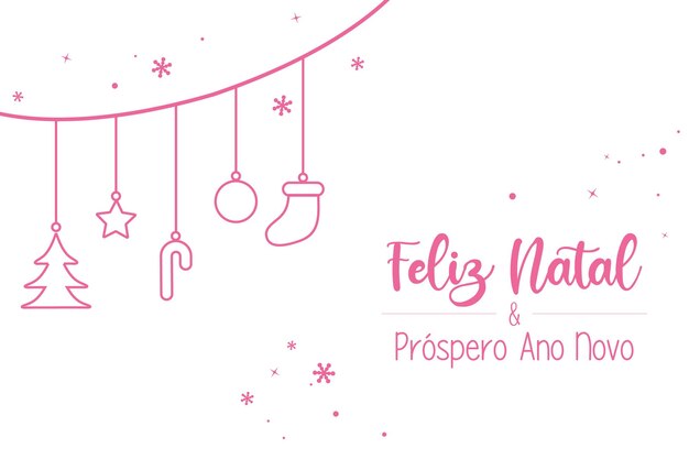Feliz Navidad y Feliz Año Nuevo Vector de tarjetas