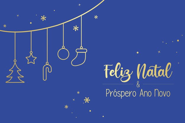 Feliz Navidad y Feliz Año Nuevo Vector de tarjetas