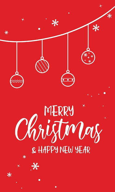 Feliz Navidad y Feliz Año Nuevo Vector de tarjetas