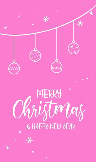 Feliz Navidad y Feliz Año Nuevo Vector de tarjetas