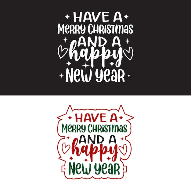 Feliz Navidad y feliz año nuevo.
