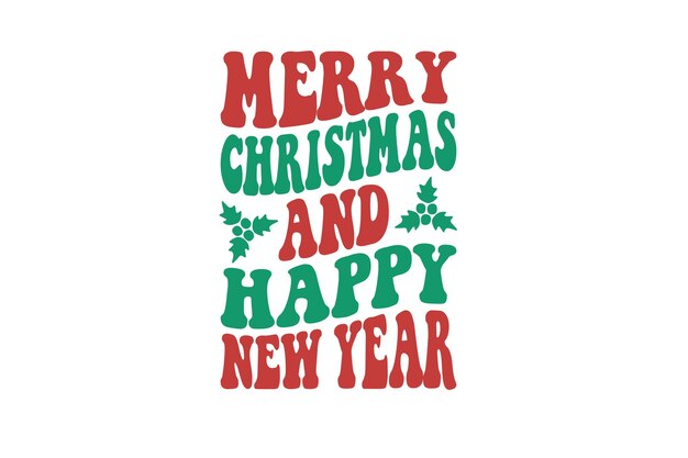 Feliz Navidad y feliz año nuevo.