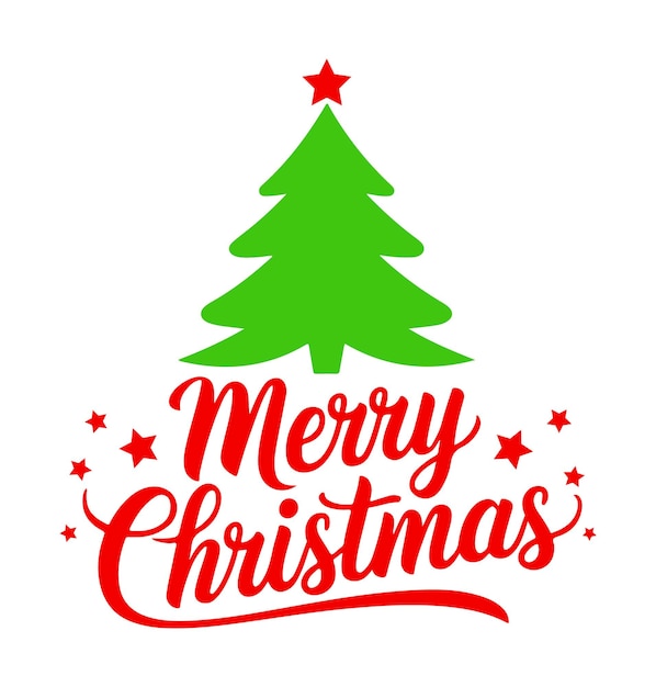 Feliz Navidad Festivo Festivo Tipografía Vector Celebración de Invierno Diseño de tarjetas de felicitación