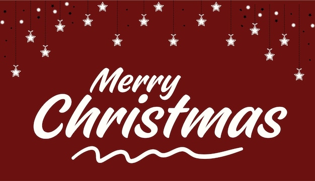 Feliz Navidad Festivo Minimalista Página de fondo de escritorio roja