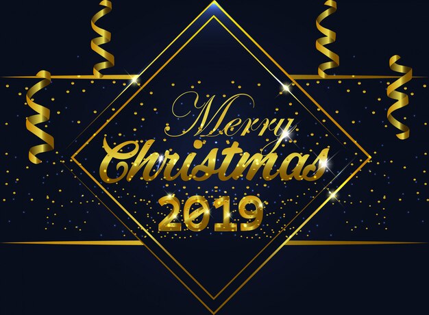 feliz navidad fondo letras de oro
