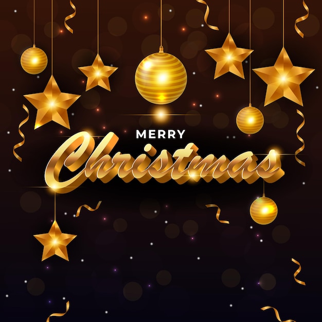 Feliz navidad fondo premium