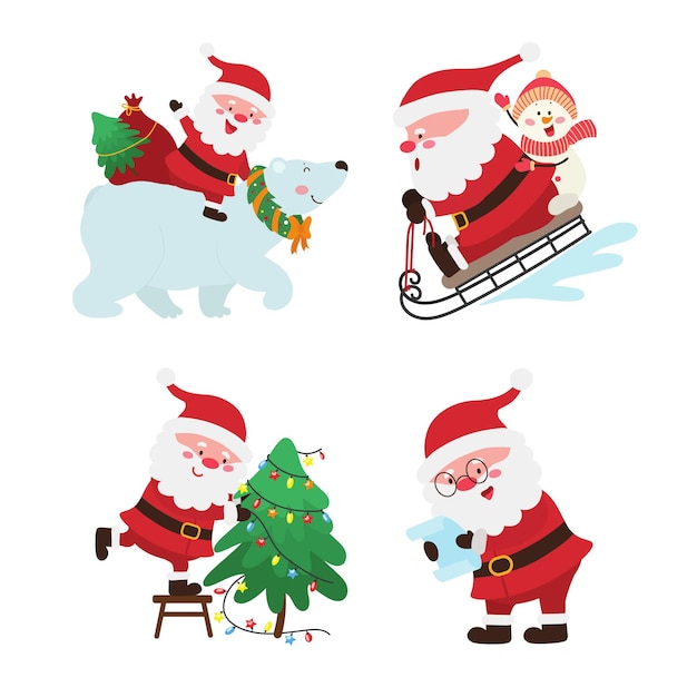 Feliz Navidad gráfico decoración navideña elemento de fiesta lindo