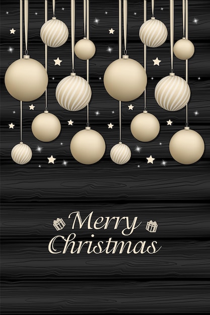 Feliz navidad hermoso vector de fondo