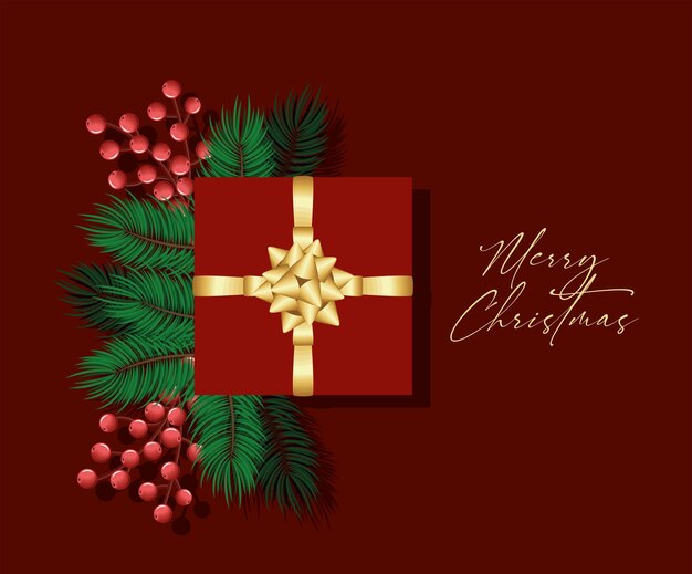 Feliz navidad letras y regalos