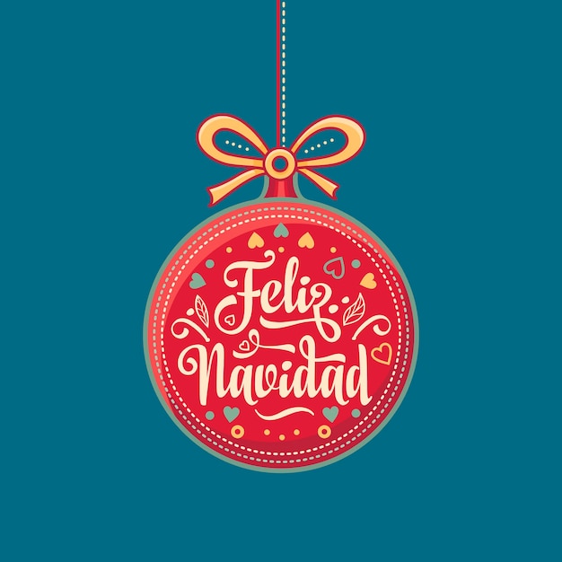 Vector feliz navidad navidad en españa banner de navidad noel en diferentes idiomas diseño de letras de navidad