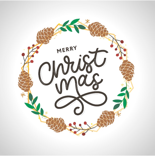 Feliz Navidad oro brillante diseño de letras. ilustración EPS 10