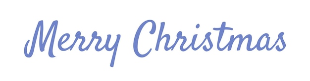 Feliz Navidad palabras frase de dibujos animados 2D temporada de vacaciones felicitaciones letras vectoriales aisladas fondo blanco saludo de invierno estacional celebrar xmas inscripción de color punto plano ilustración
