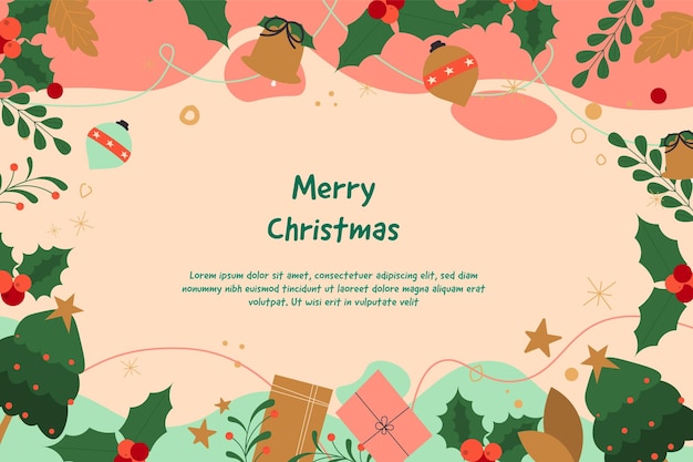 Feliz navidad, plano de fondo