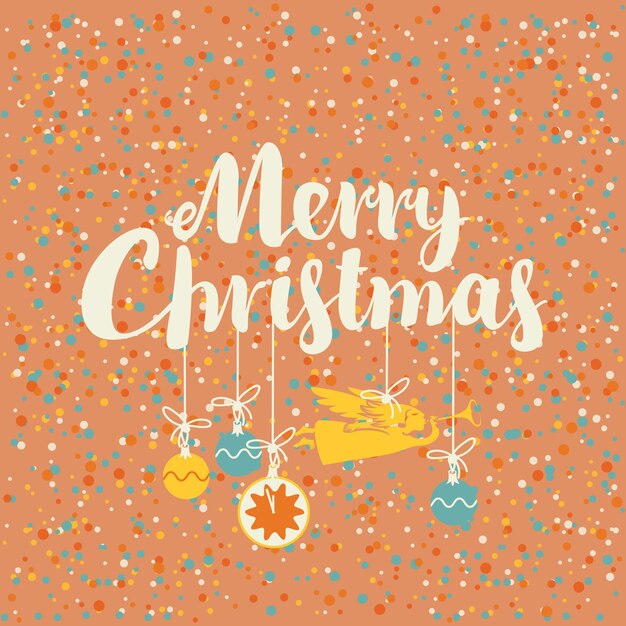 feliz navidad postal