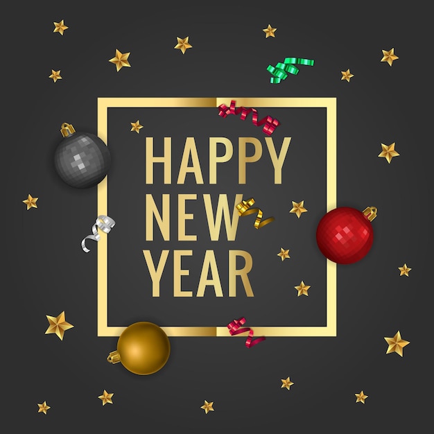Feliz navidad y próspero año nuevo 2022 tarjeta de felicitación
