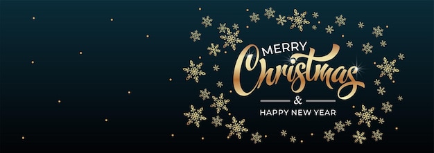 Feliz Navidad y próspero año nuevo caligrafía de letras a mano