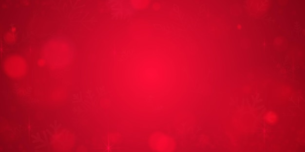 Feliz navidad y próspero año nuevo fondo rojo celebración plantilla de fondo con cinta elegante tarjeta de felicitación