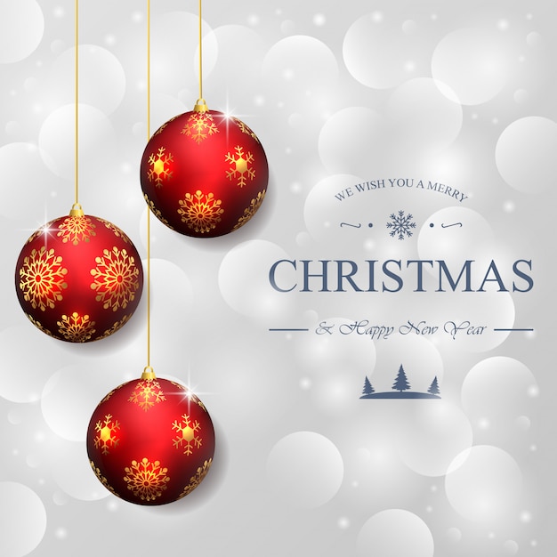 Feliz navidad y próspero año nuevo fondo