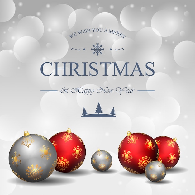 Feliz navidad y próspero año nuevo fondo