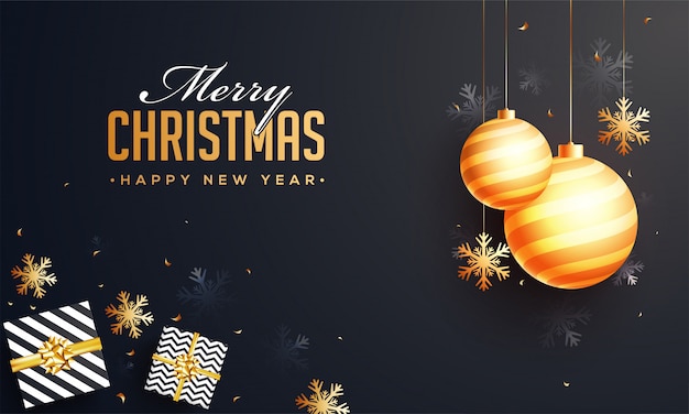Feliz navidad y próspero año nuevo fondo.