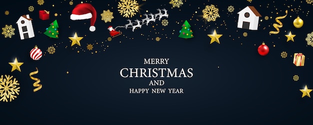 Feliz navidad y próspero año nuevo fondo.