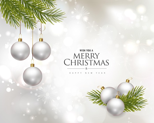 Feliz navidad y próspero año nuevo. Ilustración