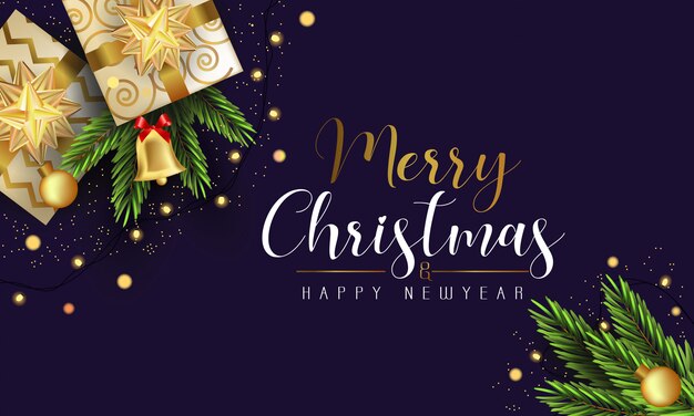 Feliz Navidad y próspero año nuevo tarjeta de felicitación