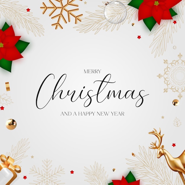 Feliz Navidad y próspero año nuevo Tarjeta de felicitación