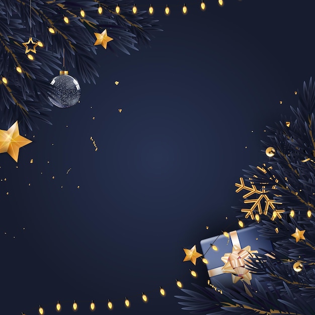 Feliz Navidad y próspero año nuevo Tarjeta de felicitación