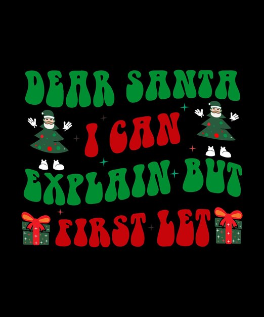 Feliz Navidad Retro SVG Mejor diseño de camiseta, Navidad, camiseta de tipografía Vector Premium
