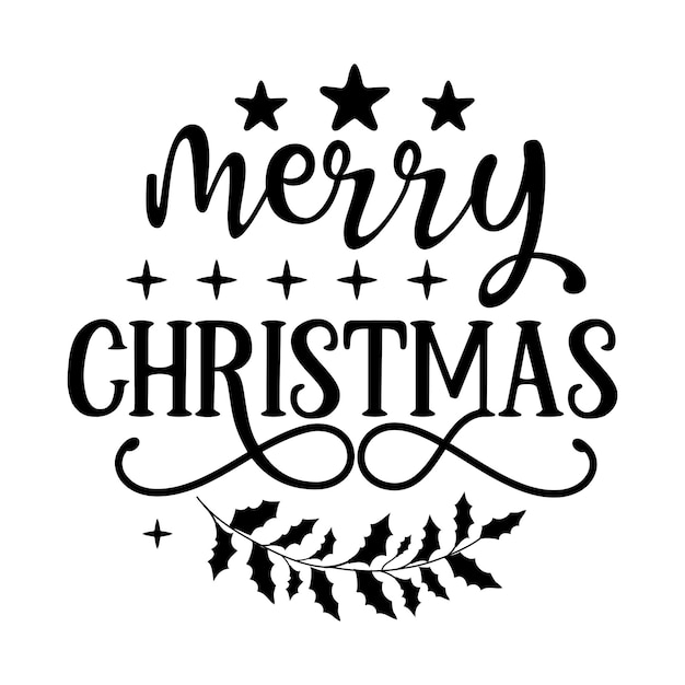 Feliz Navidad Signo Redondo SVG