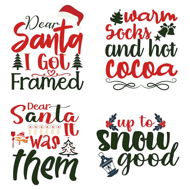 Feliz navidad svg cotizaciones diseño