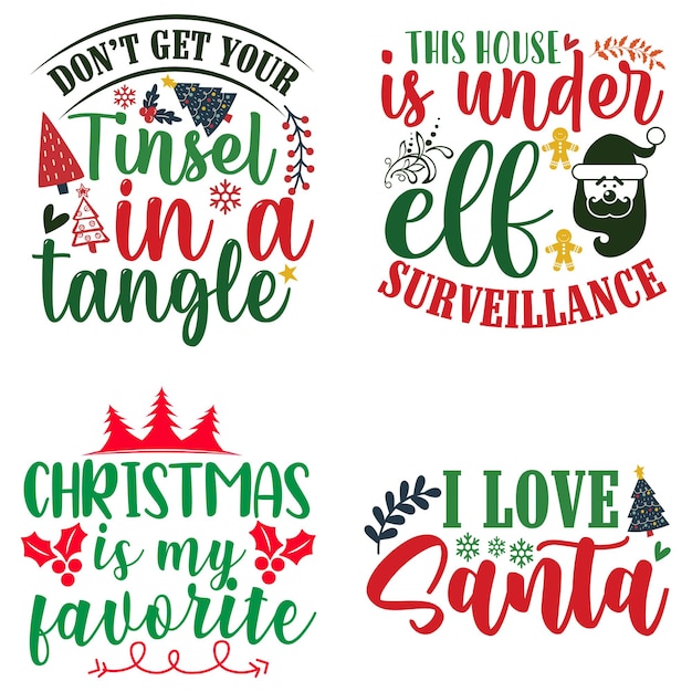 Vector feliz navidad svg cotizaciones diseño