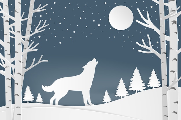 Feliz Navidad y tarjeta de felicitación de temporada de invierno