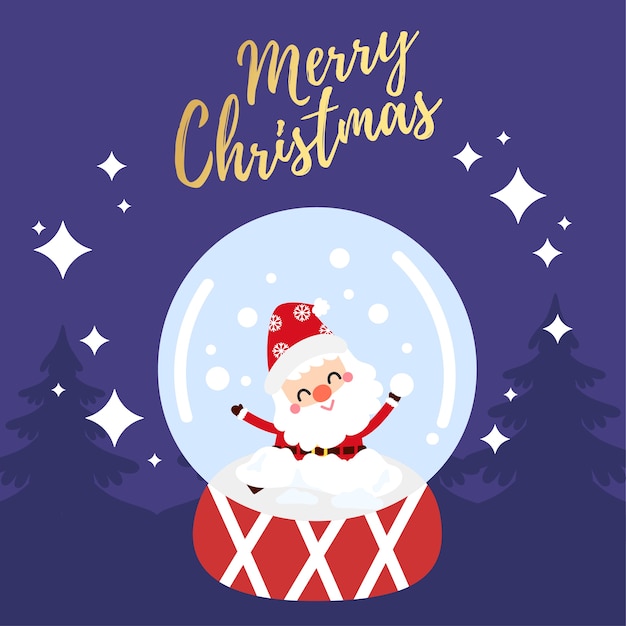 Feliz Navidad tarjeta de felicitación.