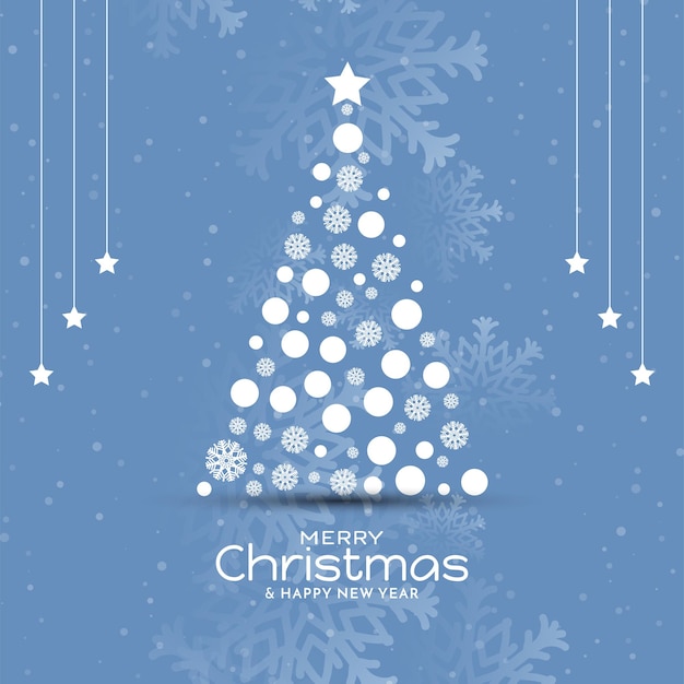 Feliz Navidad tarjeta de felicitaciones de diseño vectorial moderno.