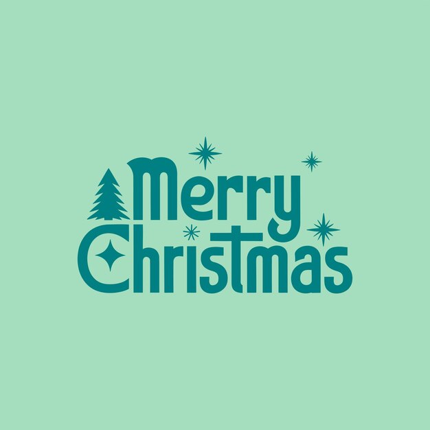 Feliz Navidad Tipografía Feliz Pasado de Navidad