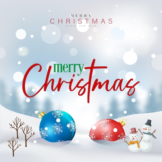 Feliz Navidad Título de fondo Texto caligráfico Buen Navidad y Feliz Año Nuevo plantilla de letras