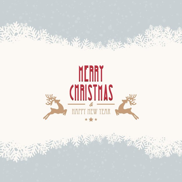 Feliz Navidad trasfondo de invierno