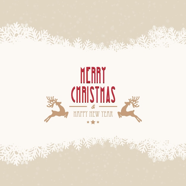 Feliz Navidad trasfondo de invierno