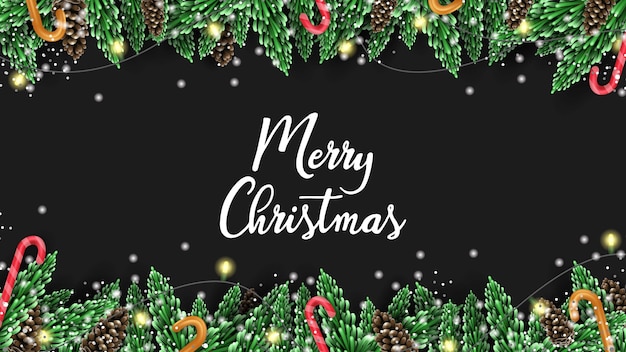 feliz navidad con vector 3d