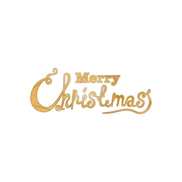 Feliz Navidad vector texto diseño de letras caligráficas