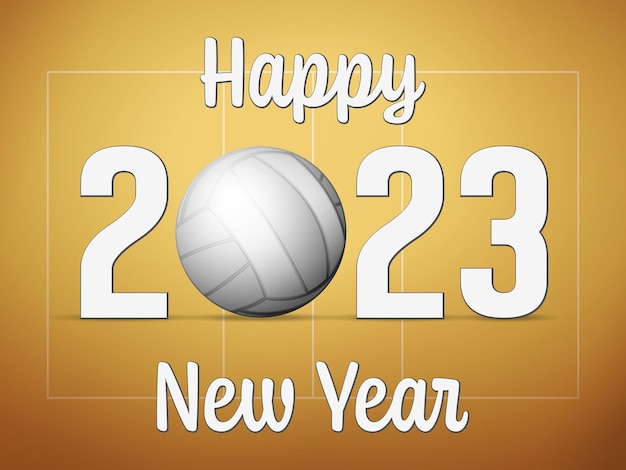 Feliz nuevo 2023 voleibol