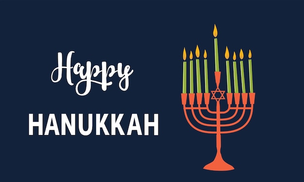 Feliz pancarta de Hanukkah