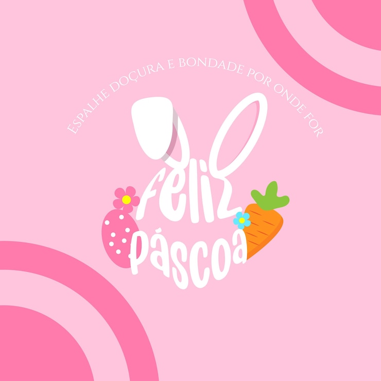 Vector feliz pascoa coelho ovo de pscoa (en inglés)
