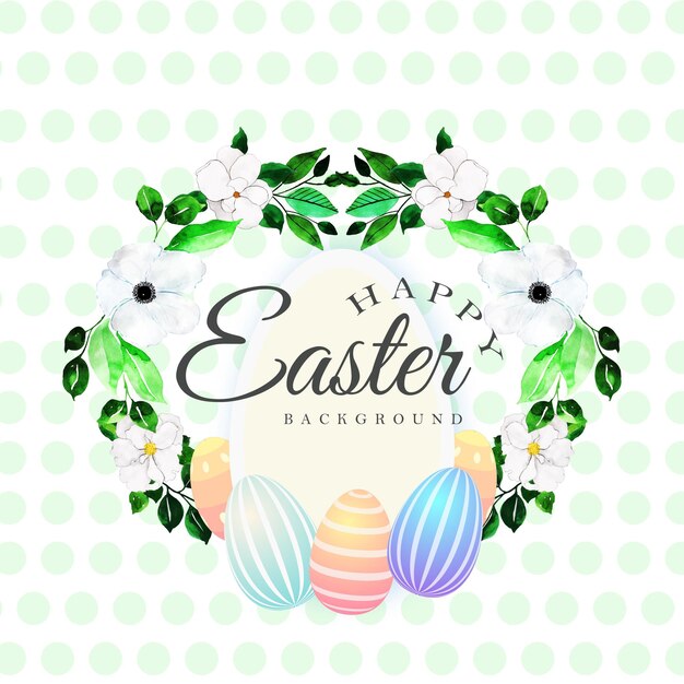 Feliz Pascua Saludos Con Huevos Colores Azul Marrón Sobre Fondo Blanco